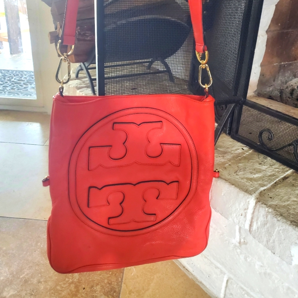 Tori Birch crossbody bag.